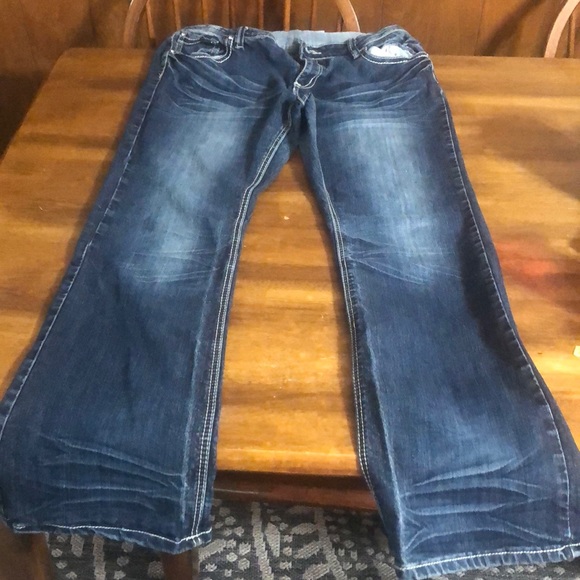sturdy denim jeans
